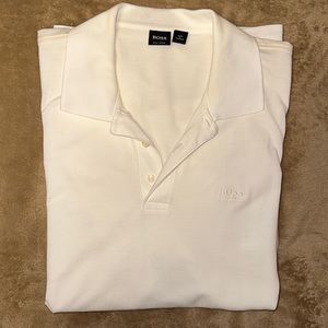 Hugo Boss - white- Pima Cotton- Polo